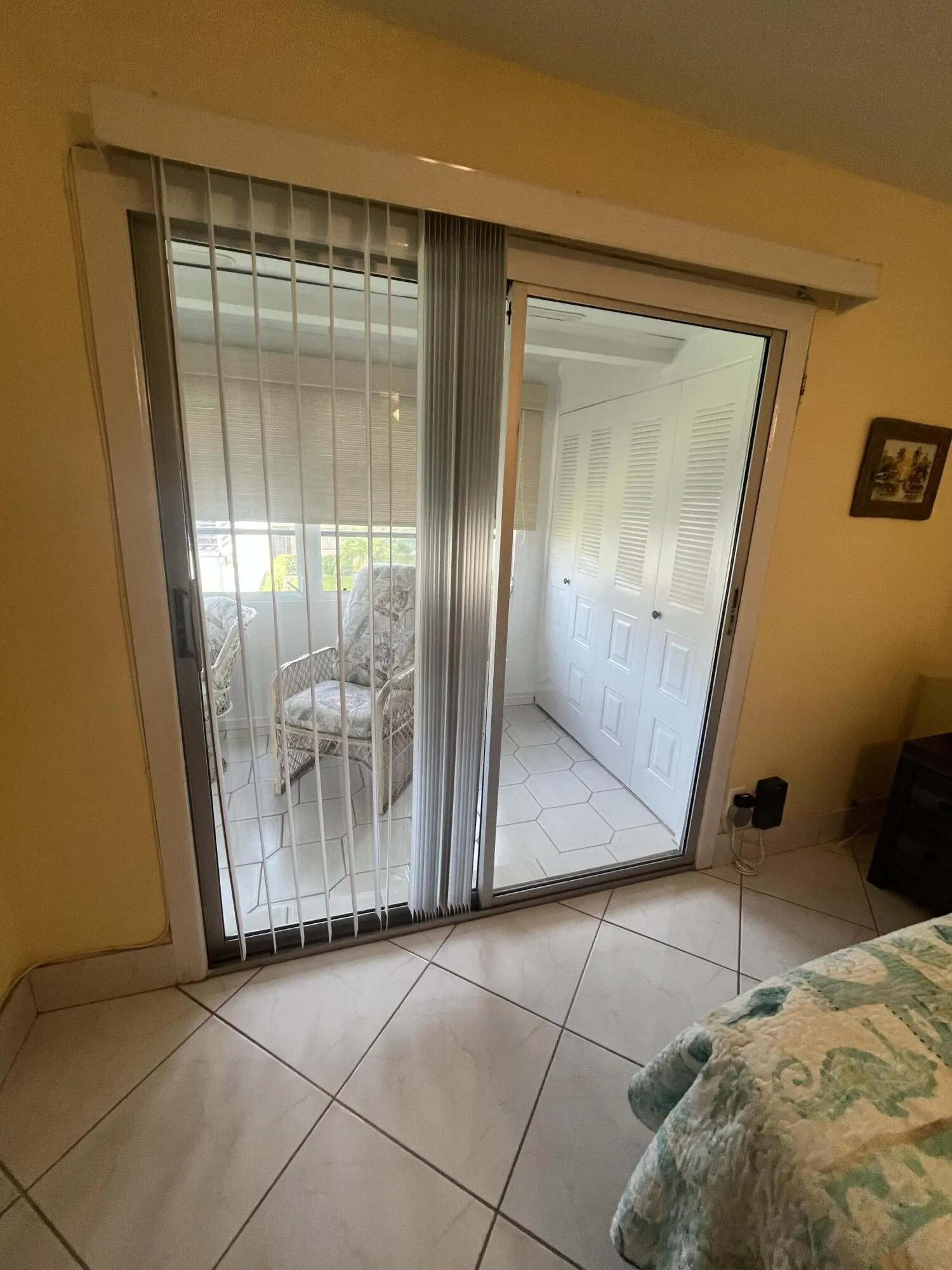full length doors replaced what used to be just a window.