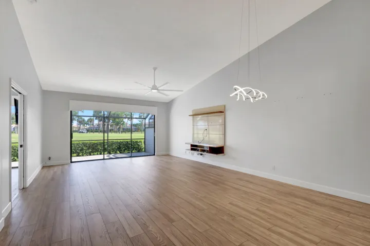 Light fixture in the dining room is excluded.