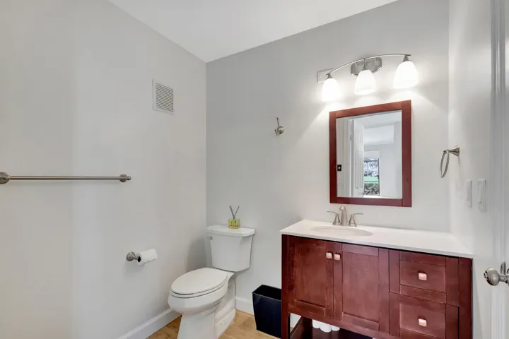 Nicely designed guest bathroom offering a fresh, comfortable space for family and guests.
