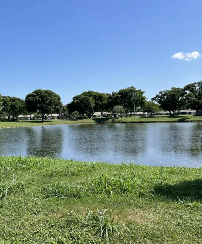 Beautiful Lake with Walking Path