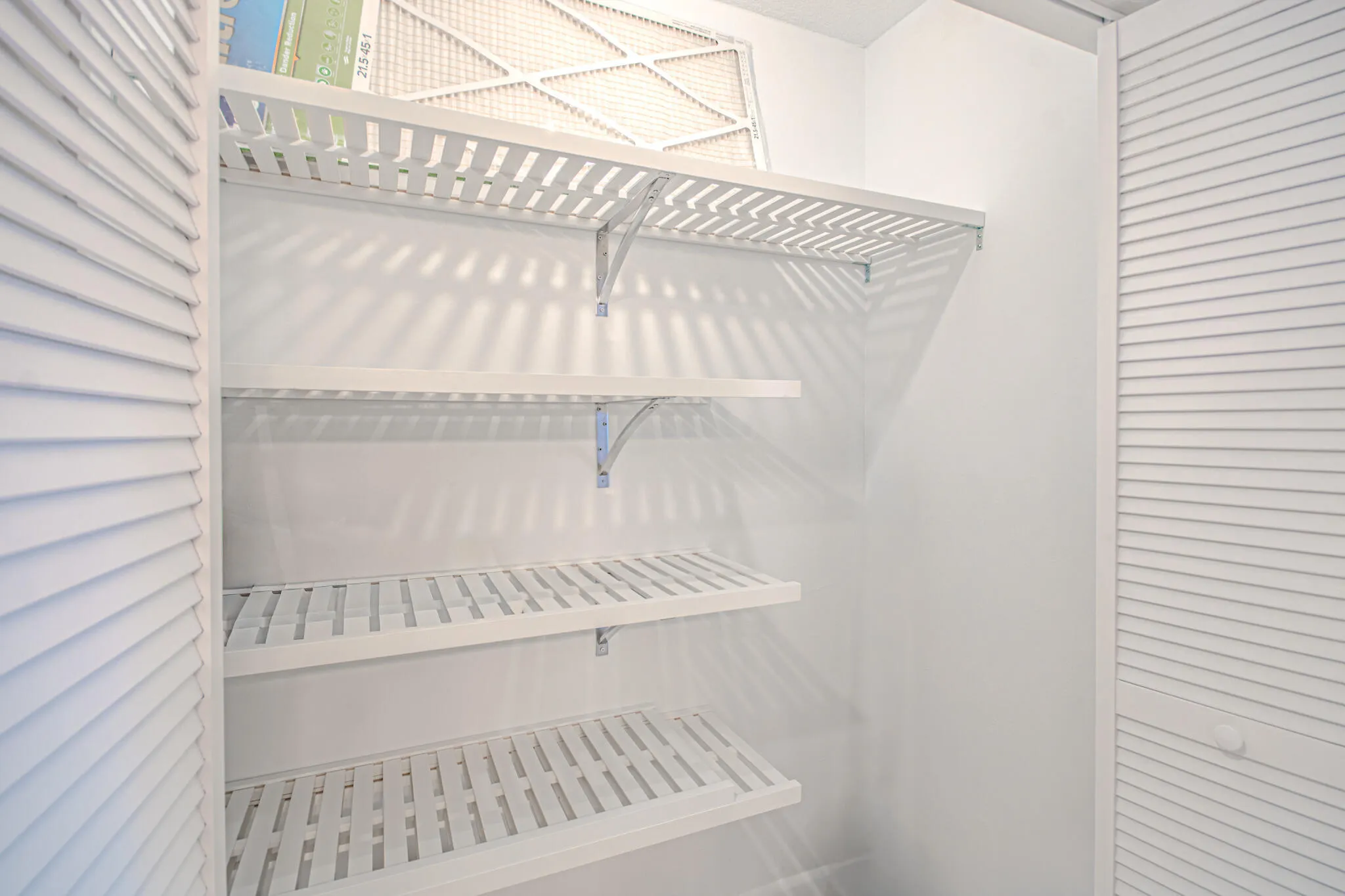 Built in Shelves in Pantry