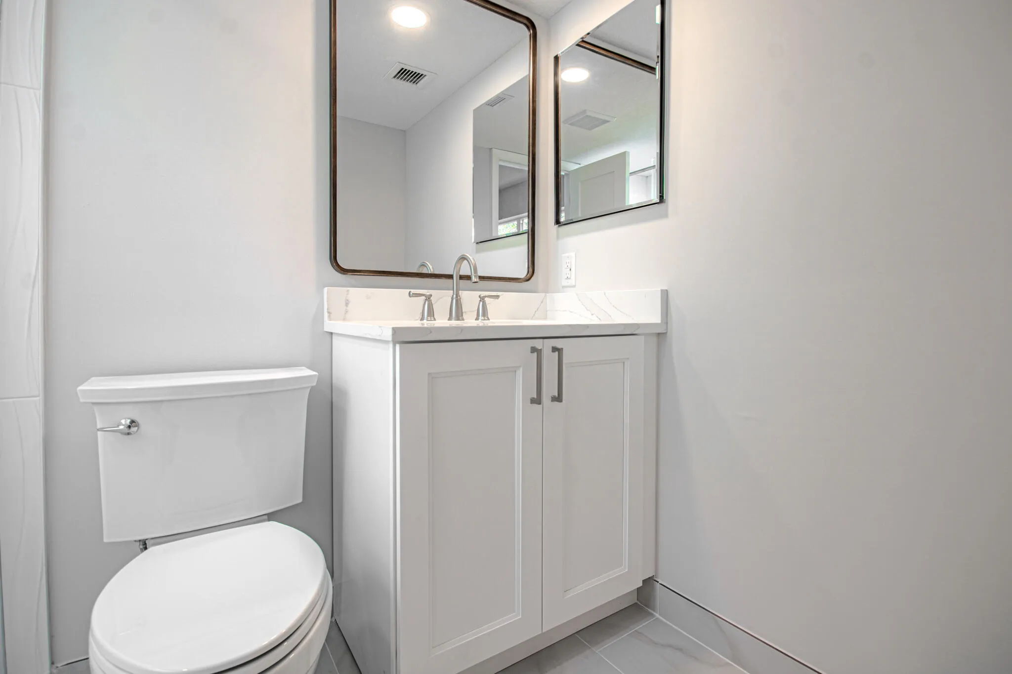 New Cabinet, Toilet, Faucet and Sink