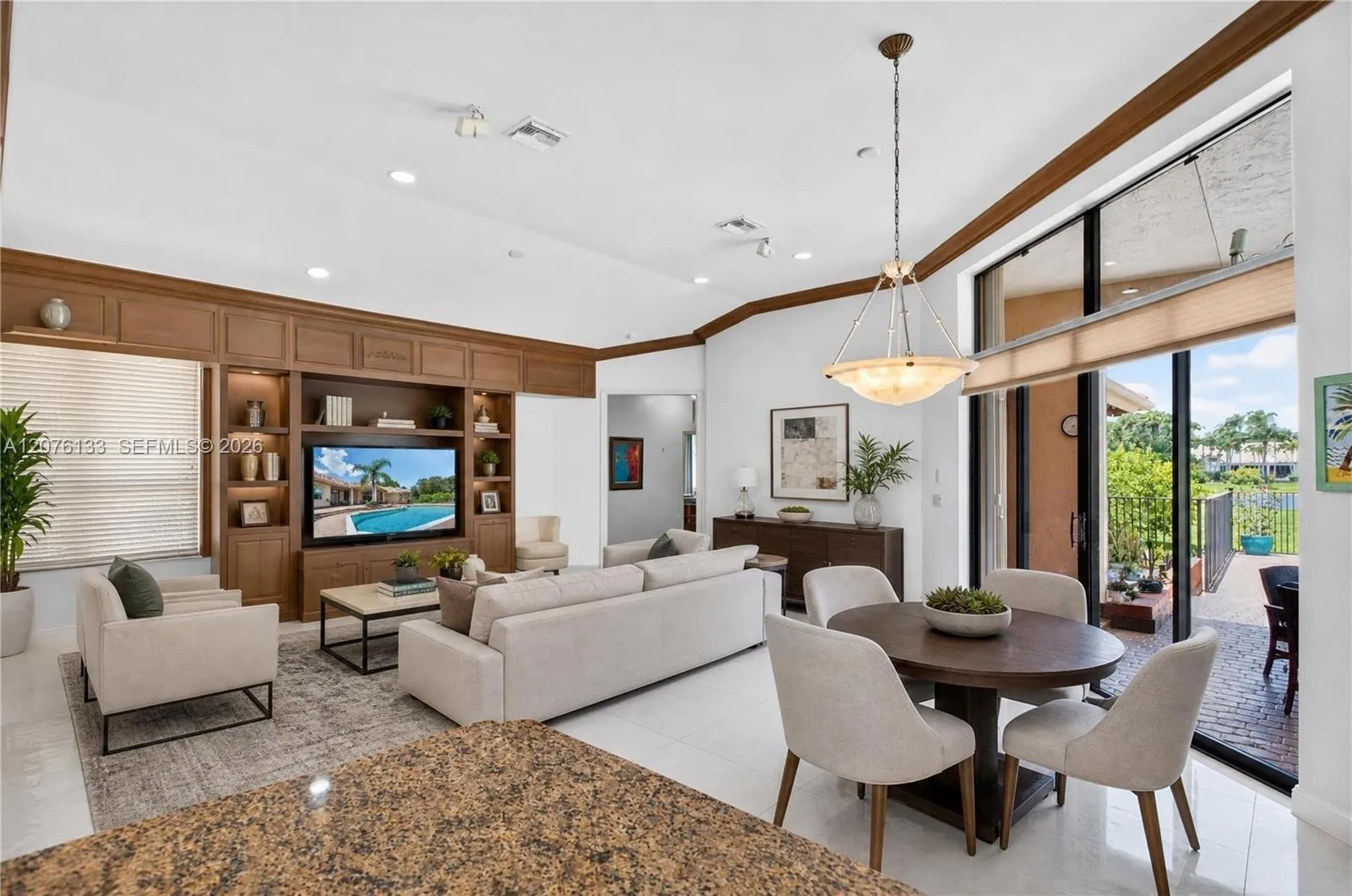 Family Room/ breakfast area Virtually Staged
