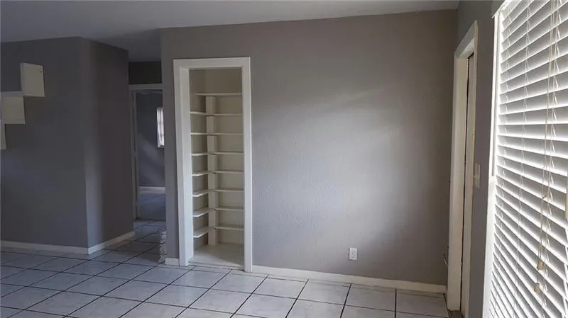 Living room and entry way