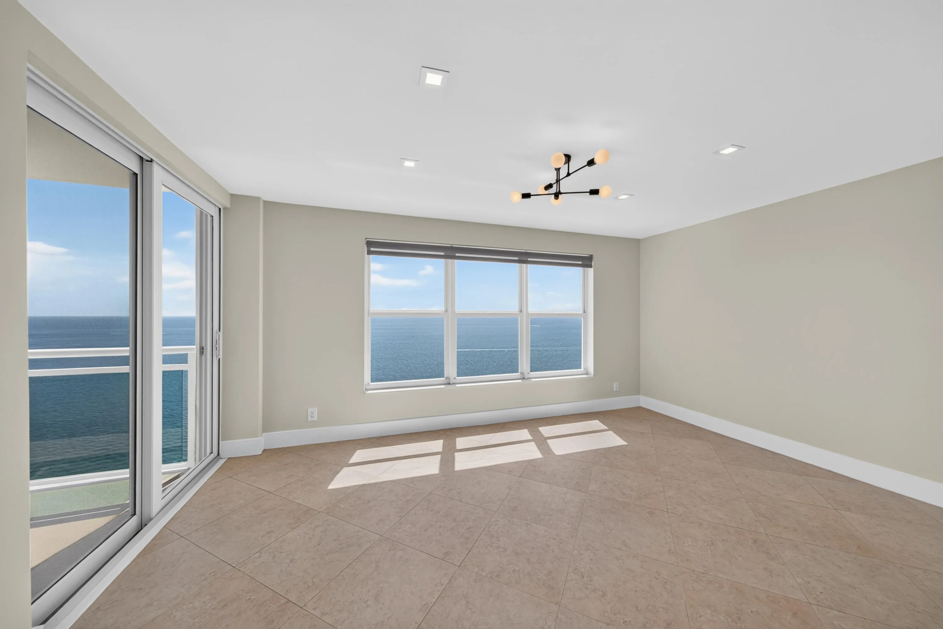 Dine against a spectacular backdrop of uninterrupted ocean views with direct balcony access.