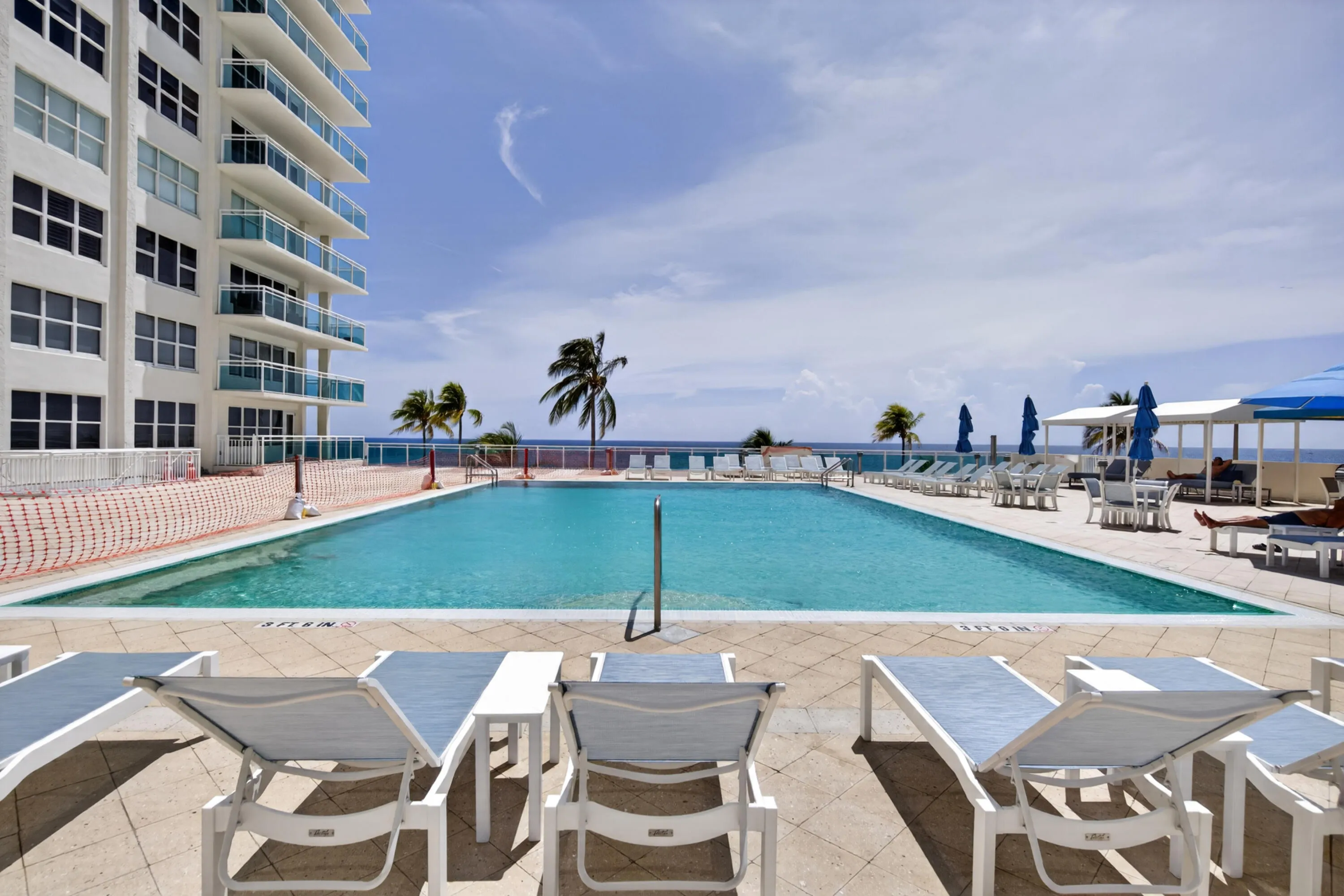 Relax beside the heated pool with plentiful lounge seating and refreshing ocean breezes.