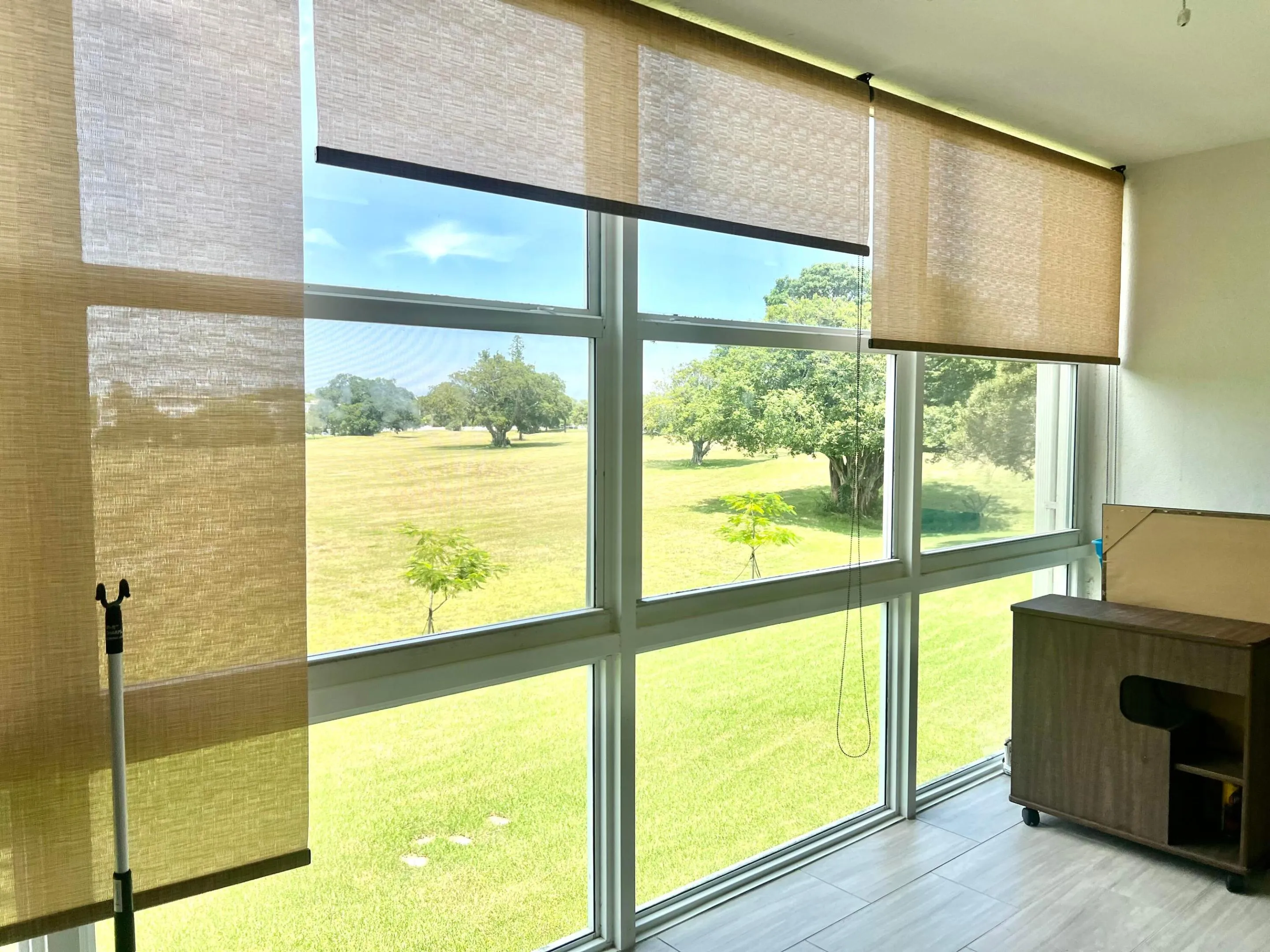 Enclosed Balcony with garden views - Impact Windows