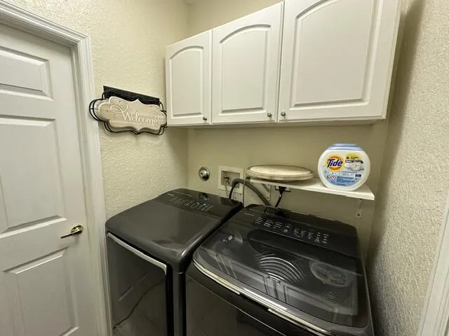 Separate closed in laundry room