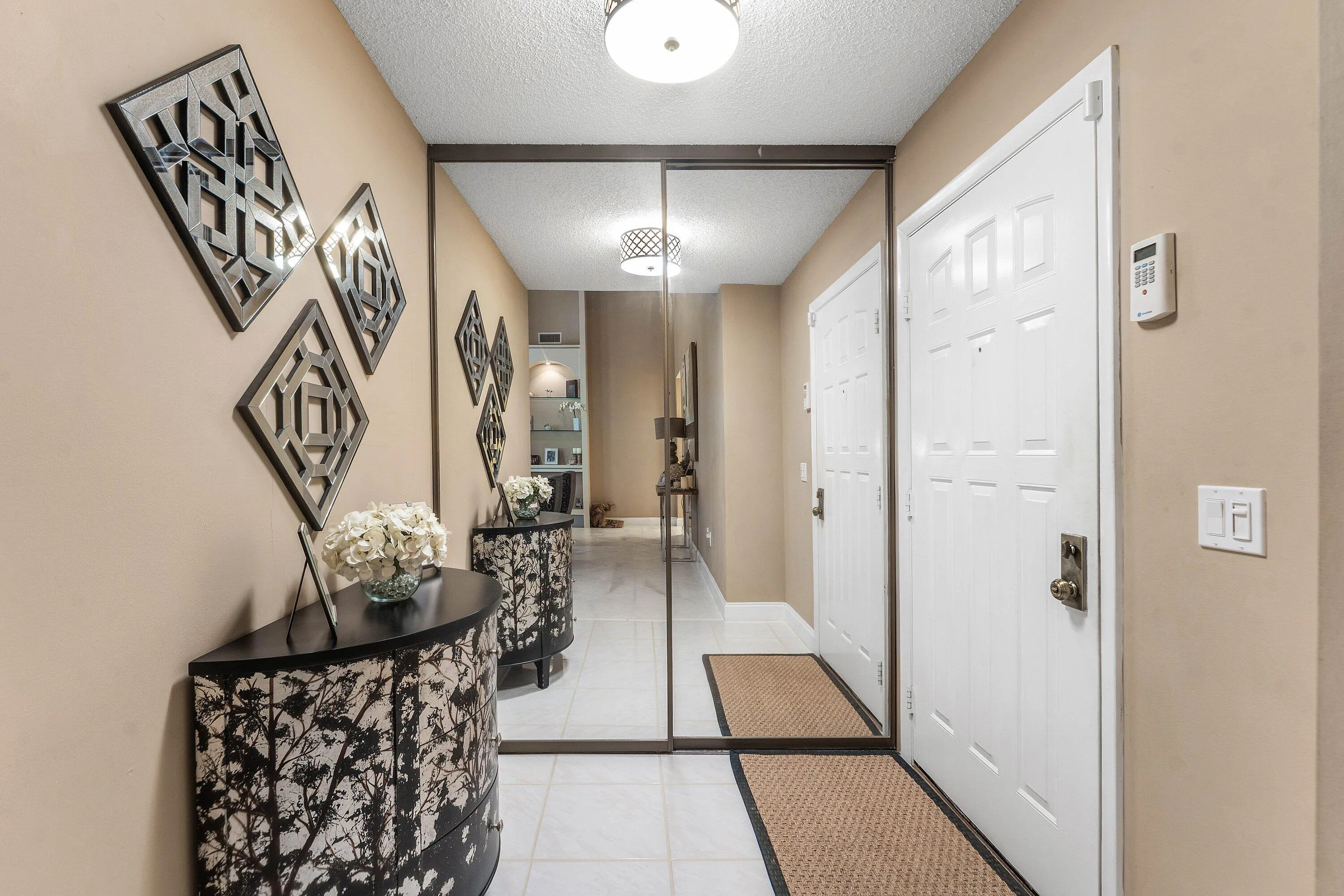 entry with closet