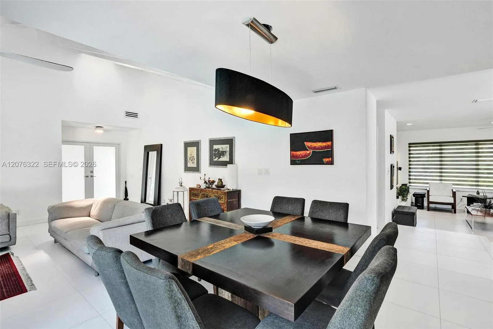 Formal dining area