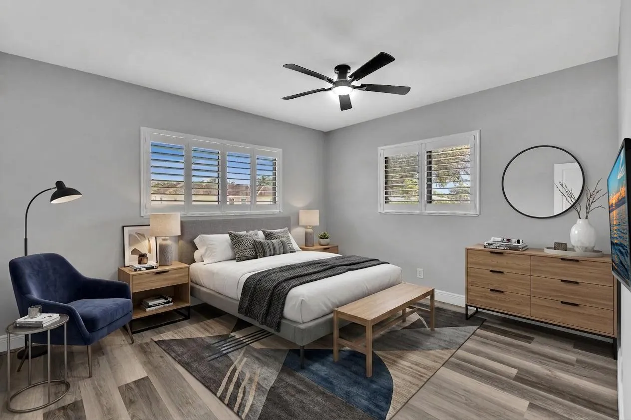 Staged Bedroom