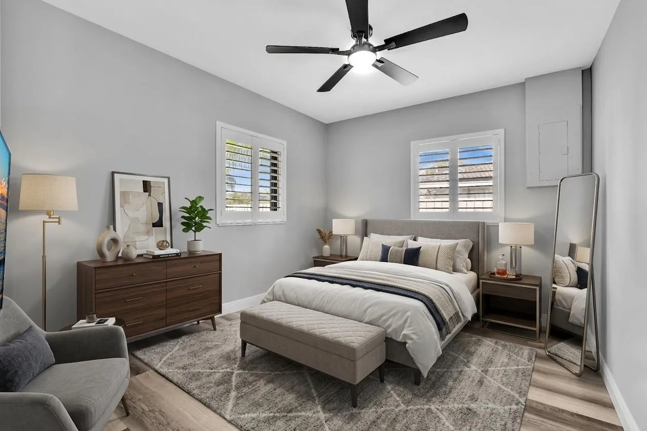 Staged Bedroom
