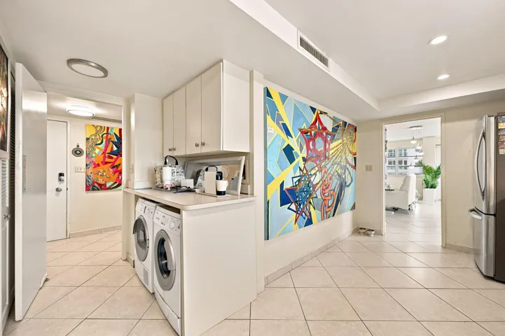 Washer and dryer