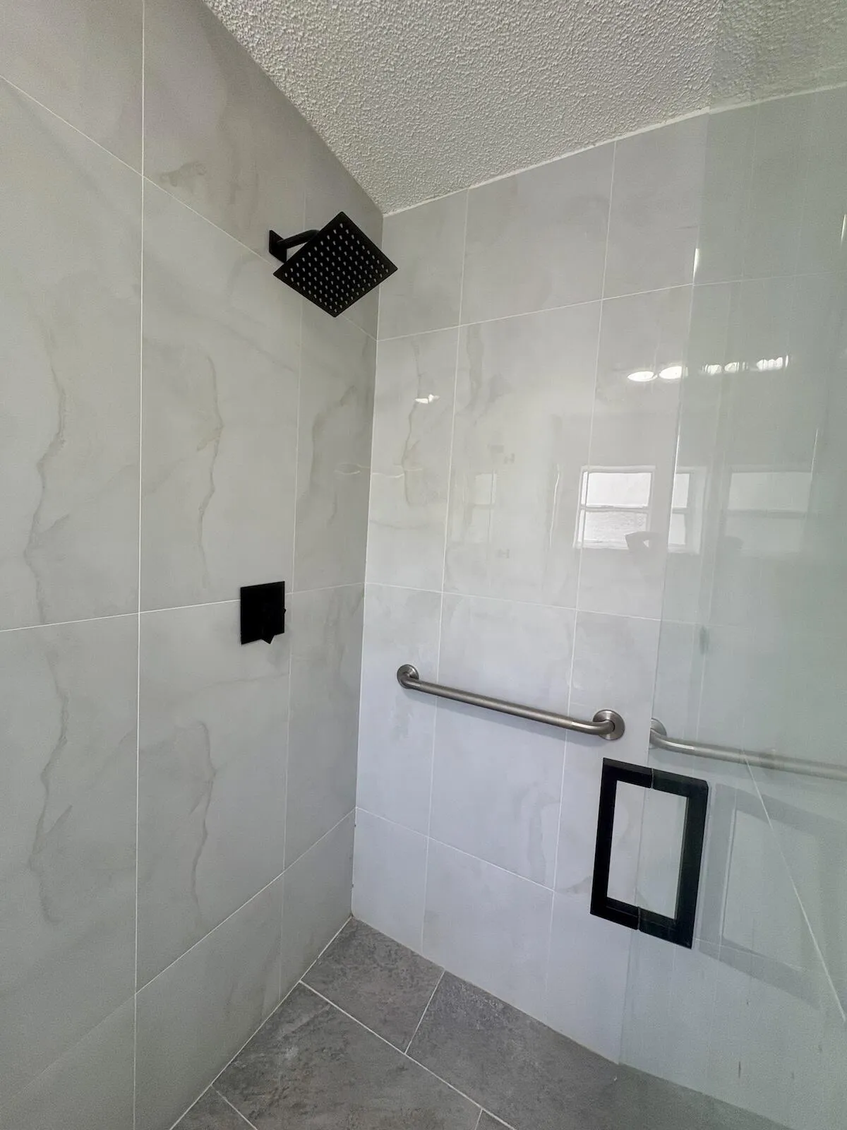 updated shower in master bath