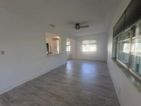 living space view from family room