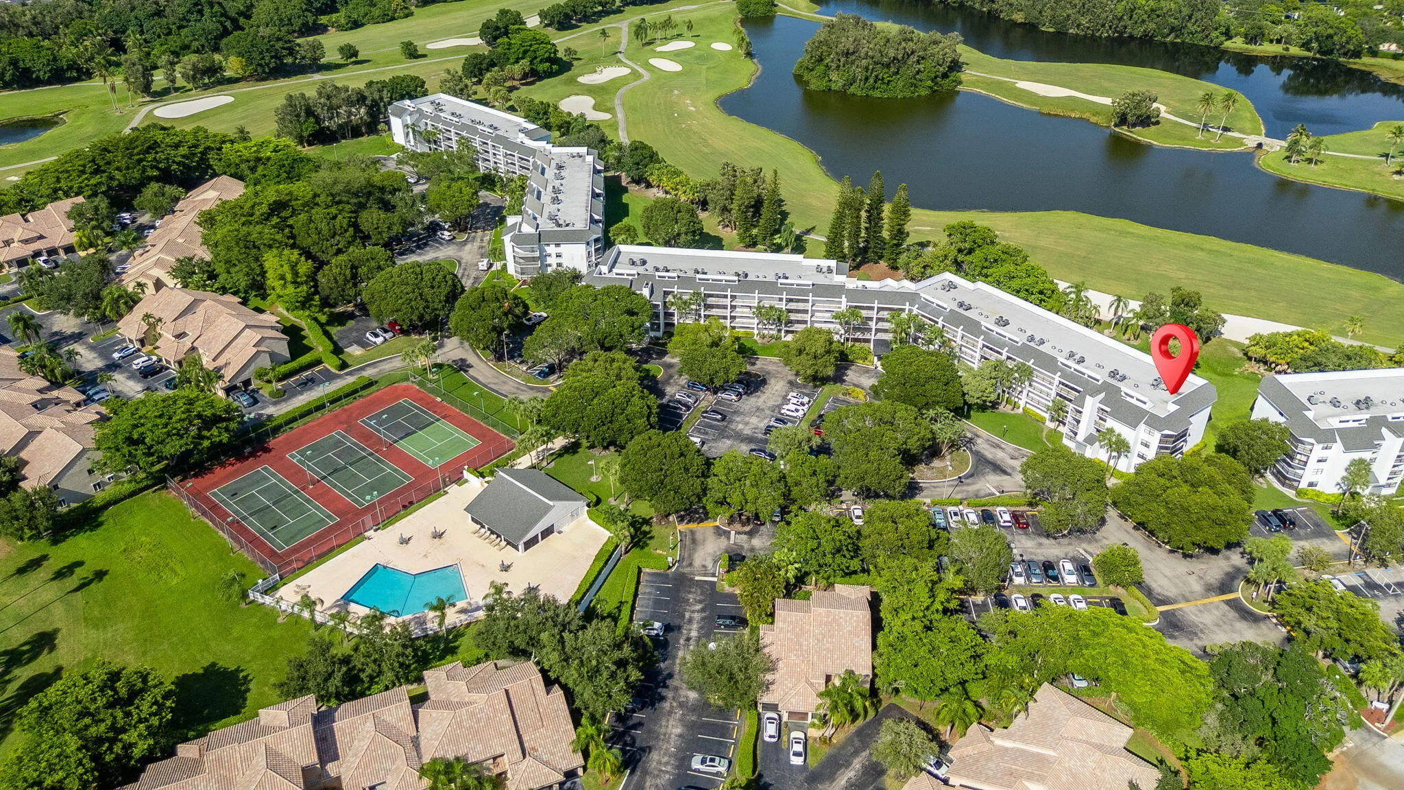 Fairways Front Dron tennis Courts Views