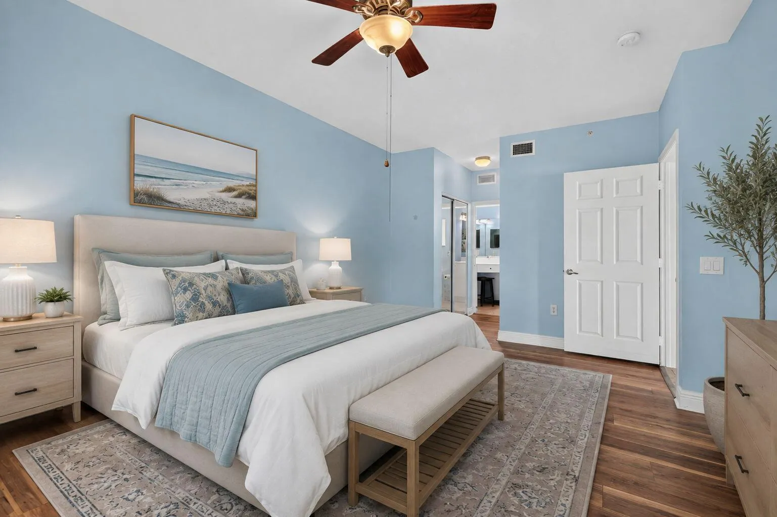 4721 Primary Bedroom Staged