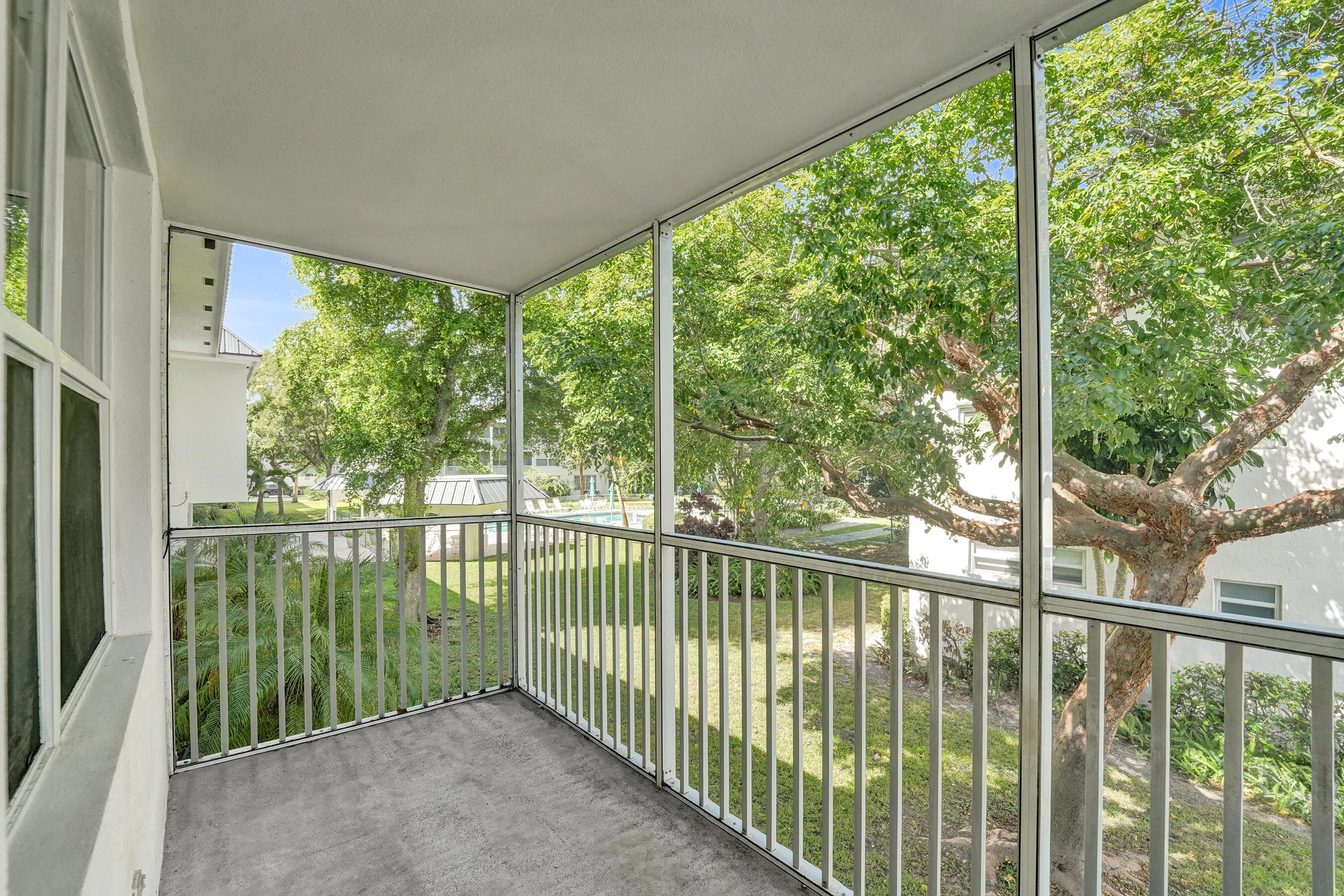 Balcony - View of the courtyard