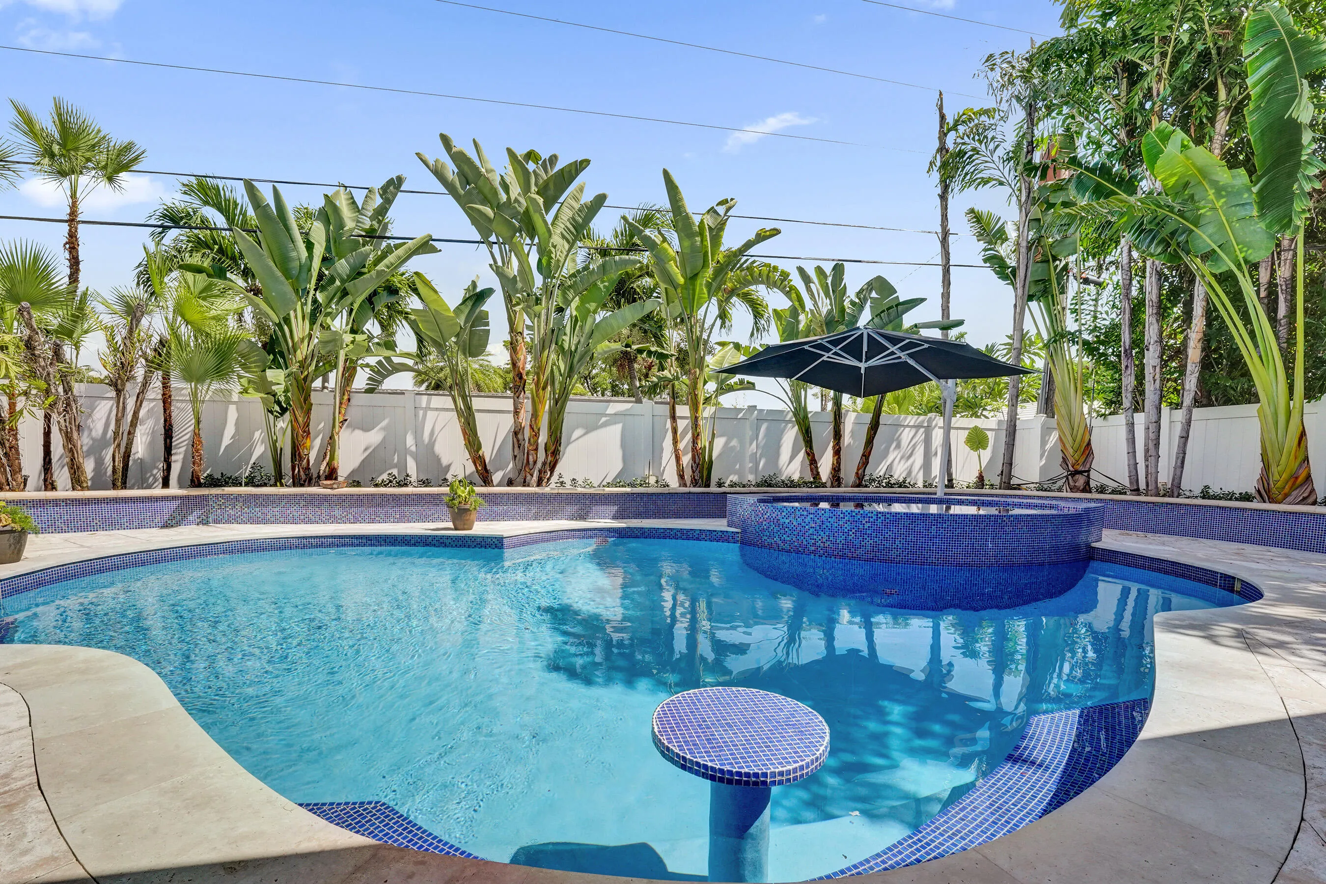 Pool/spa area