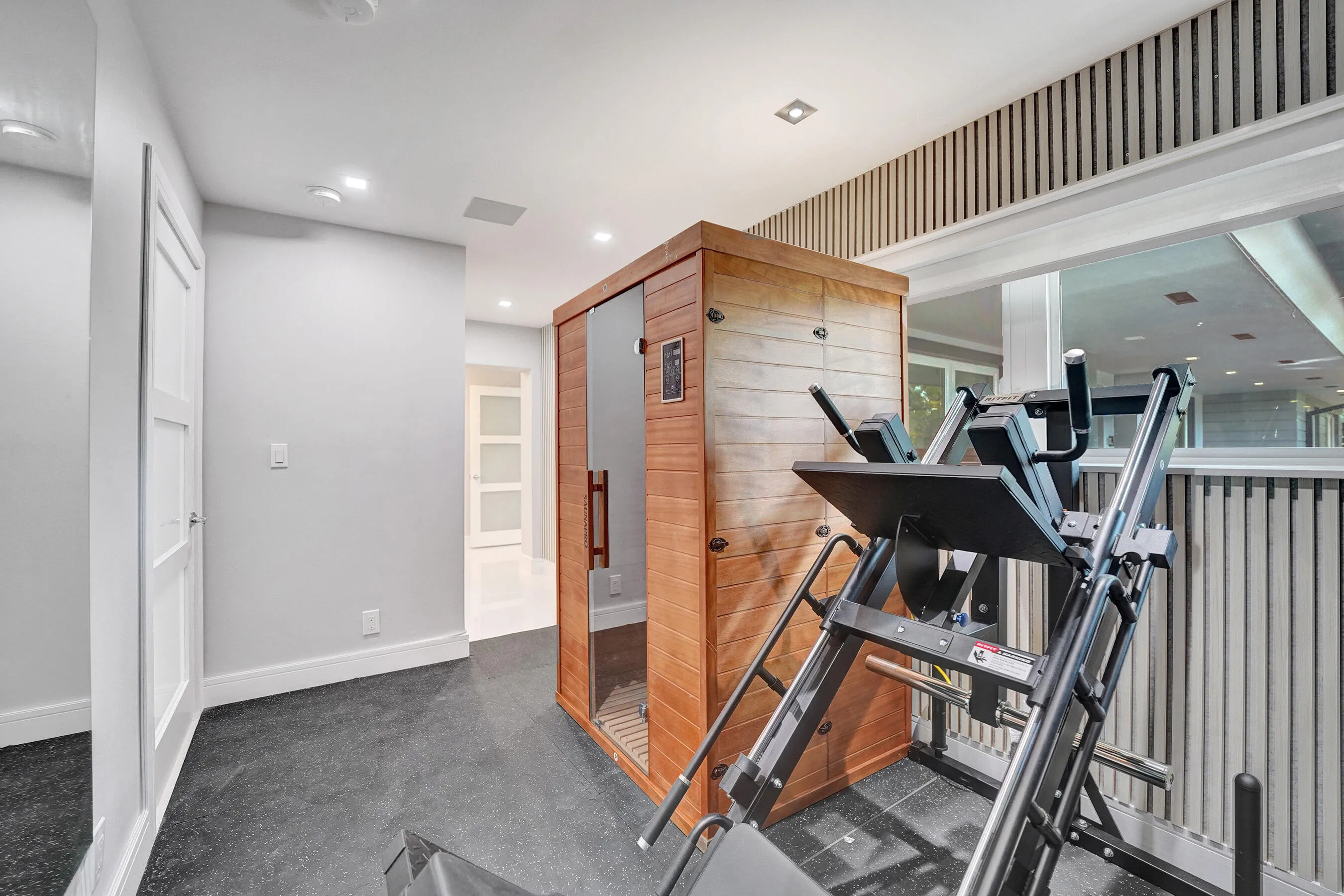 Gym sauna
