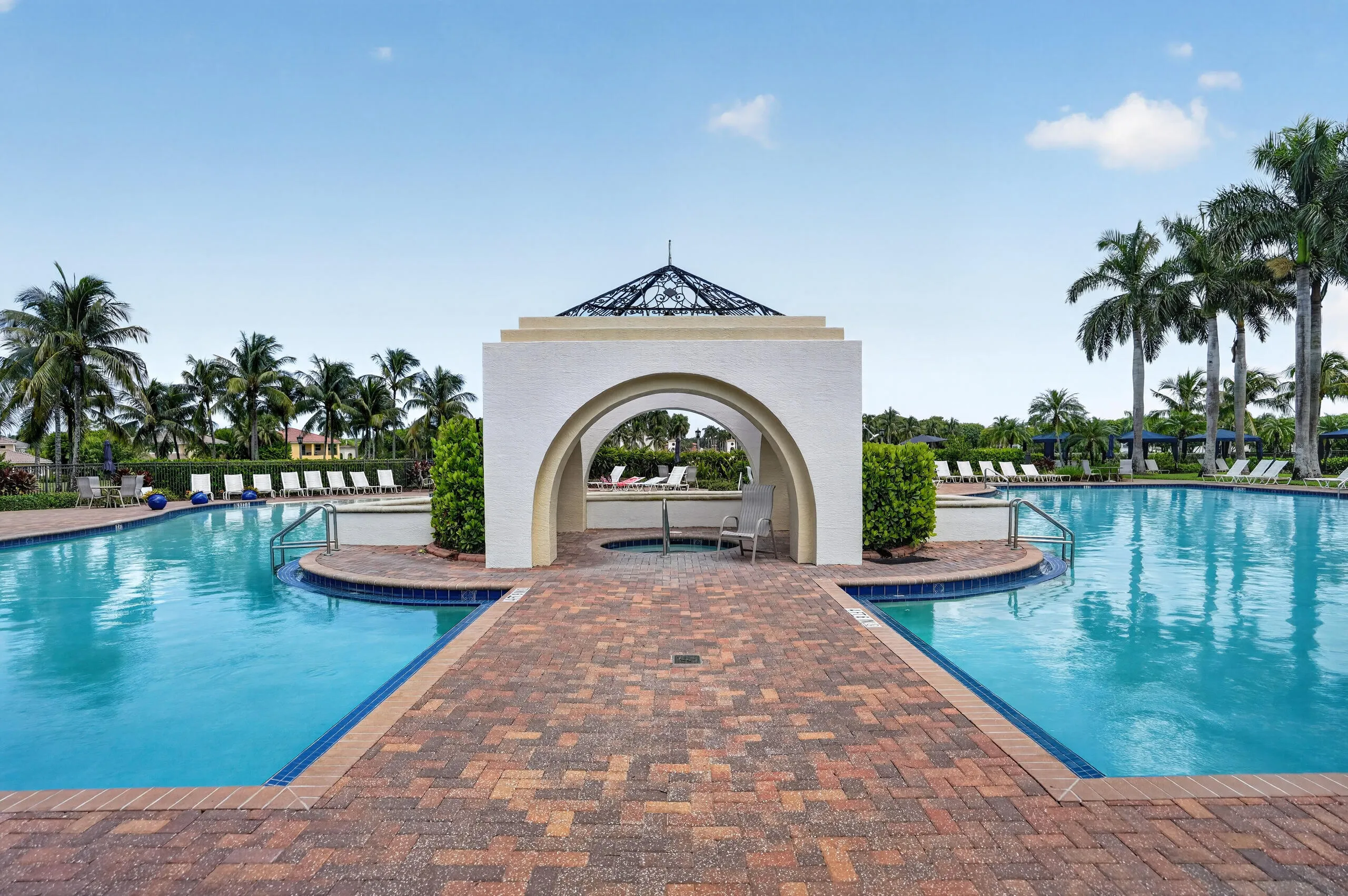 Private pool cabanas