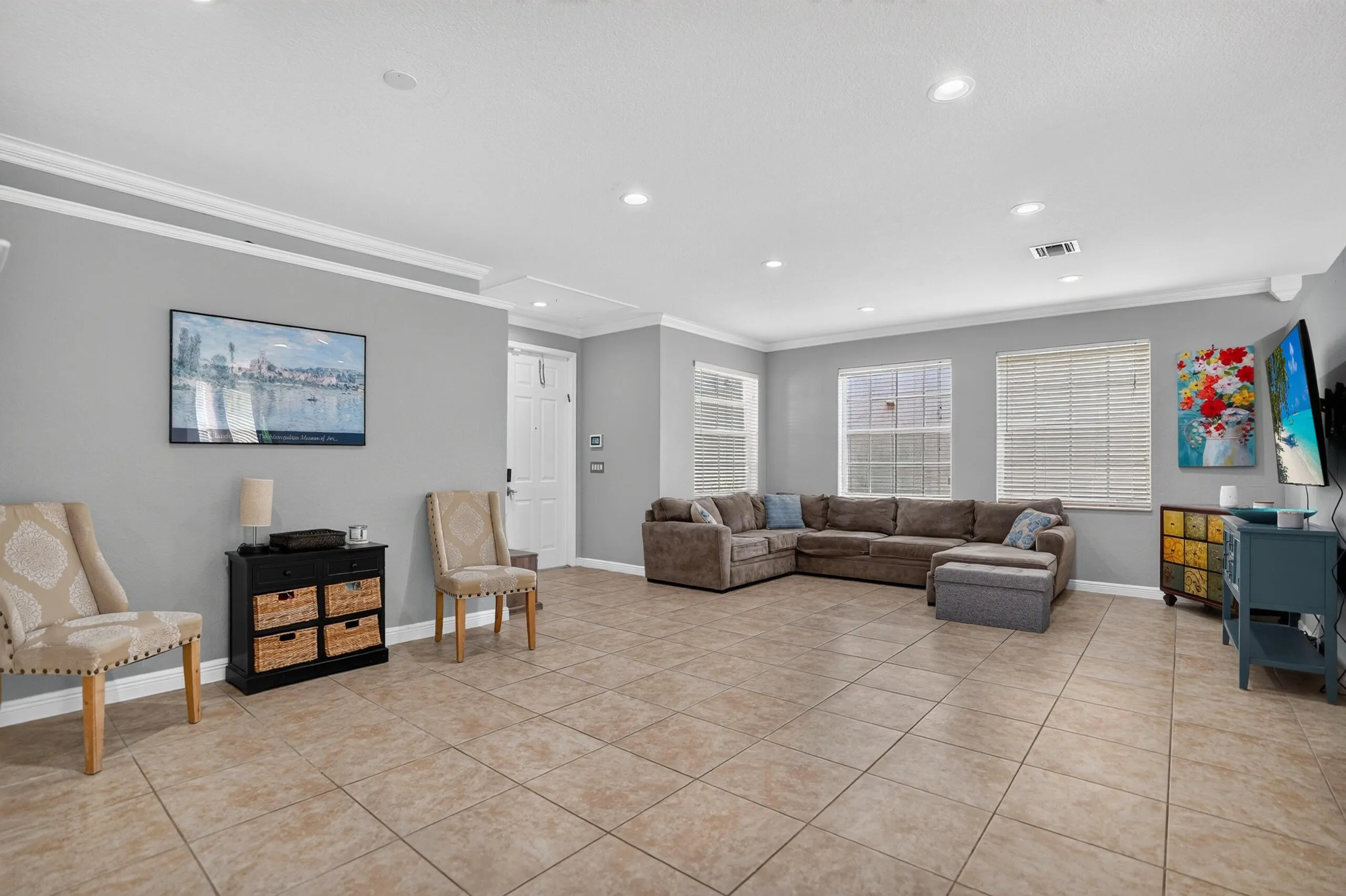 Living Room and Dining room area