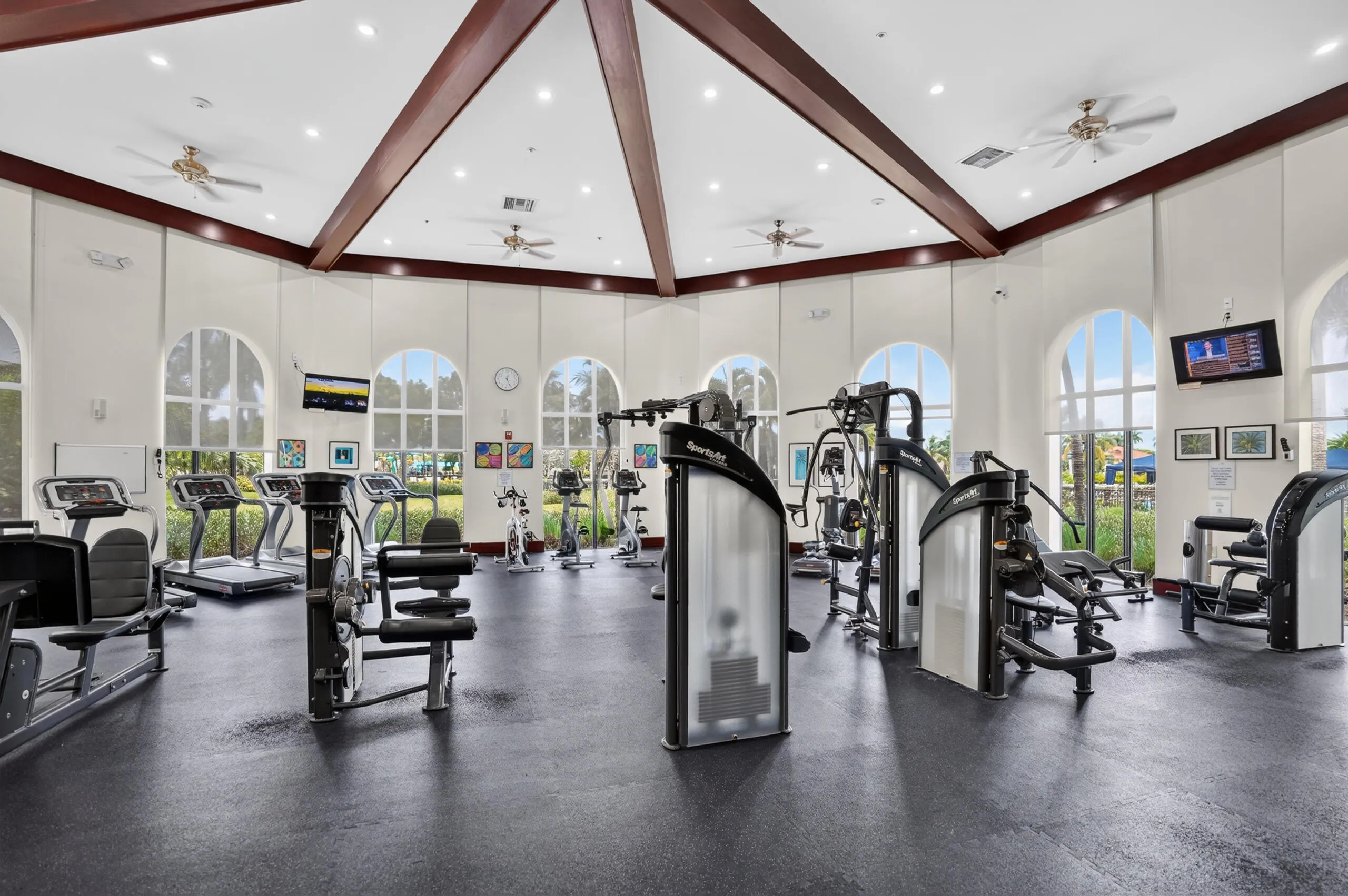 Large exercise room