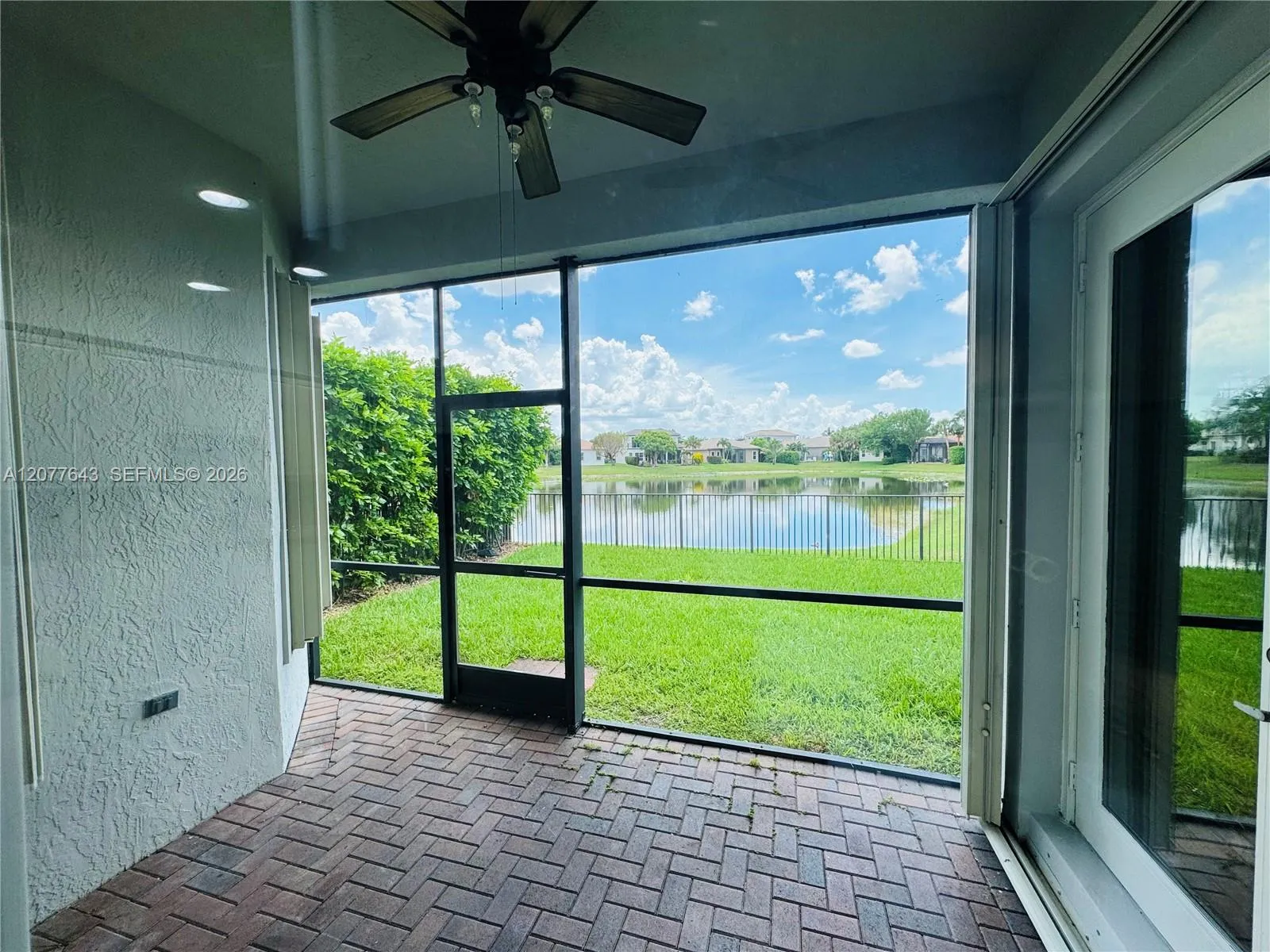 Screened patio