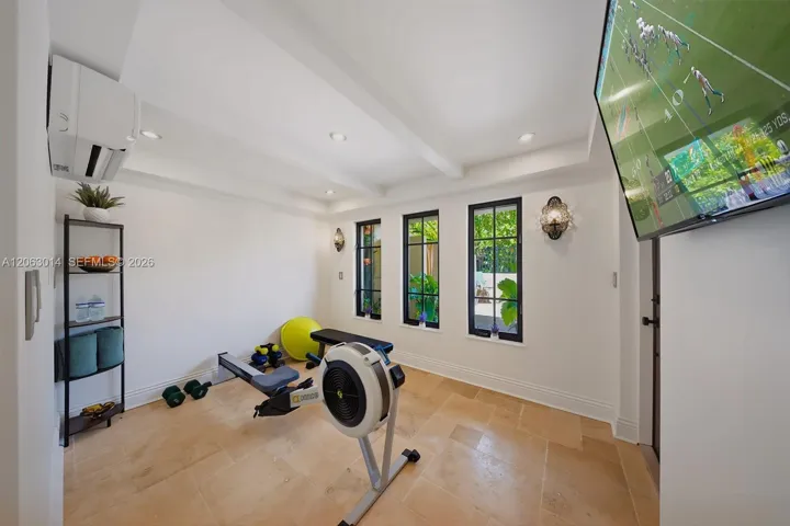 Gym/Office Space w/ View of Courtyard