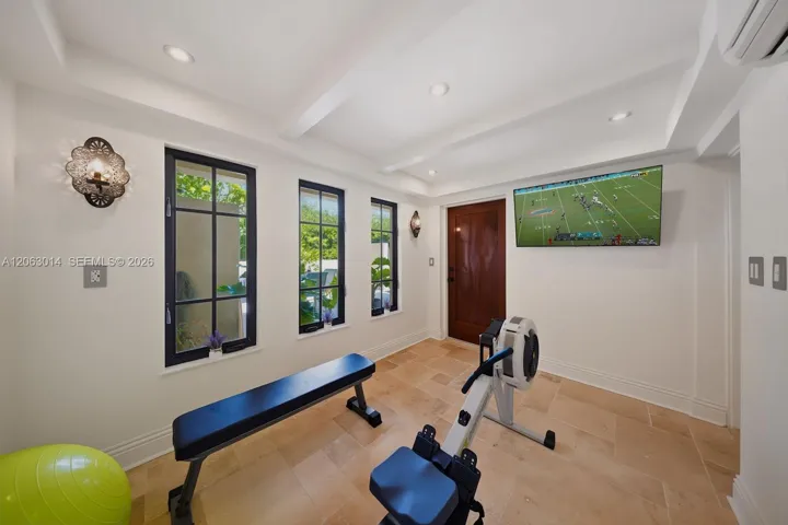 Gym/Office Space w/ View of Courtyard