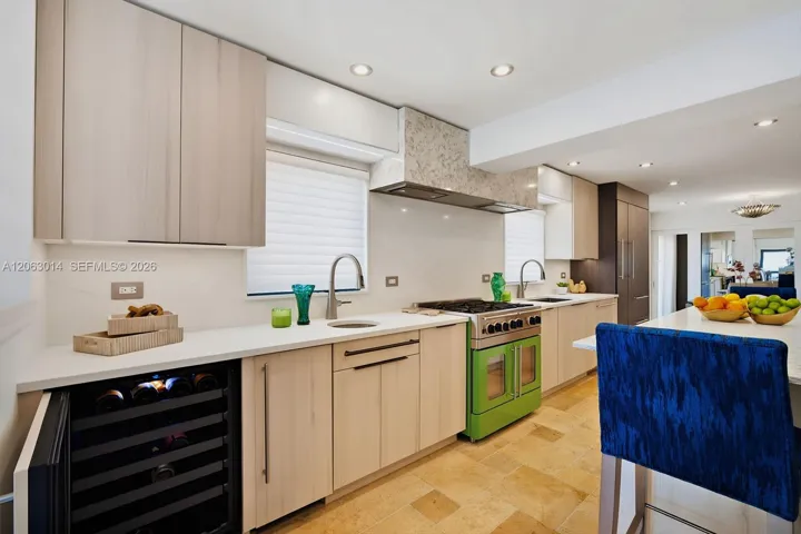 Hidden Custom Wine Fridge & Ice Maker