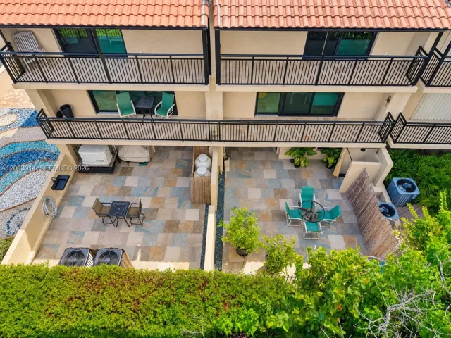 Aerial of Private Courtyard