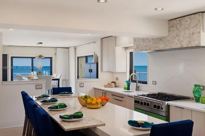 Custom kitchen Island, Seats 6