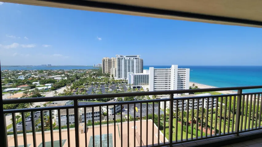 Patio Ocean to Intracoastal View