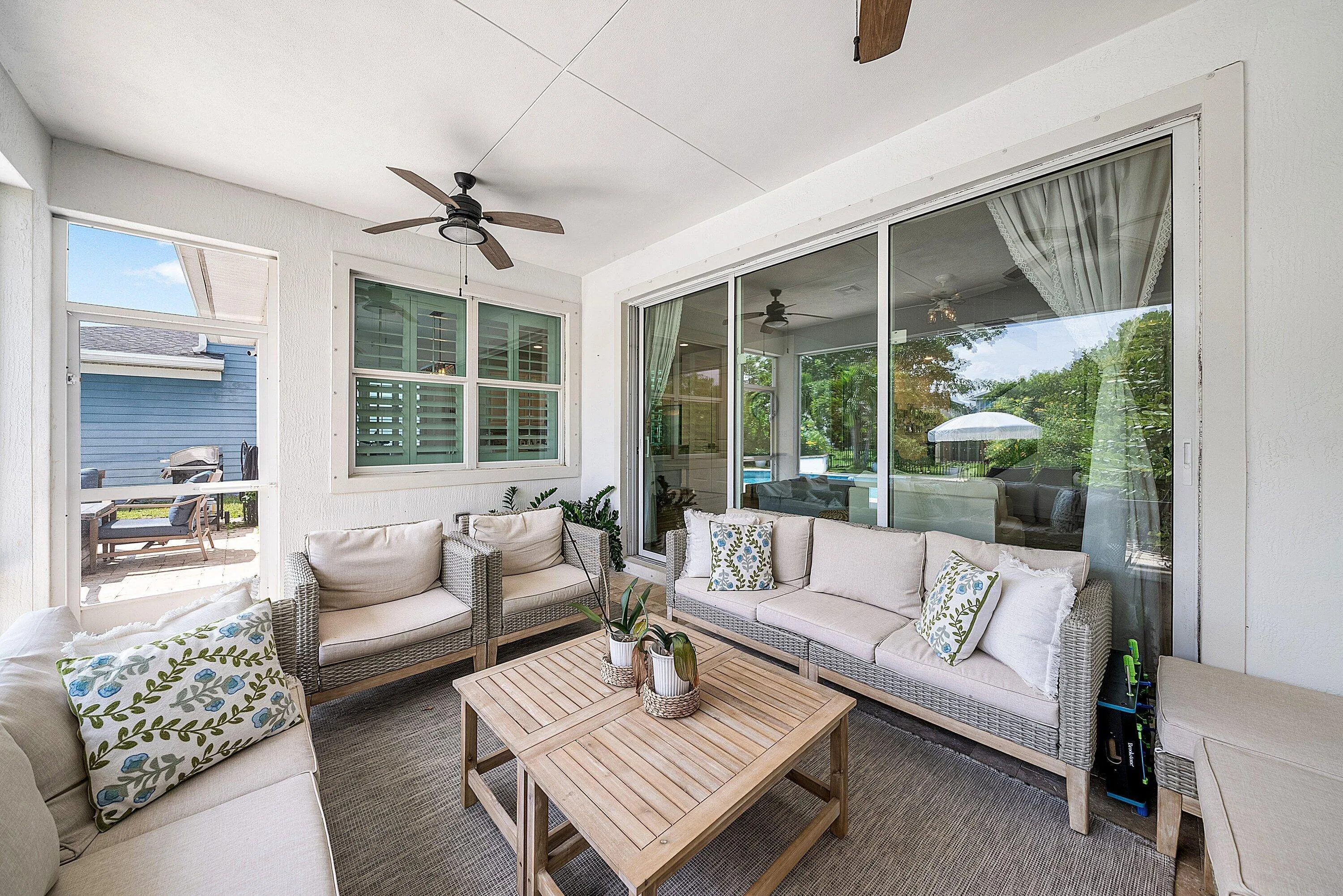 Outside Covered Patio