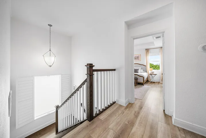 Upstairs hallway view