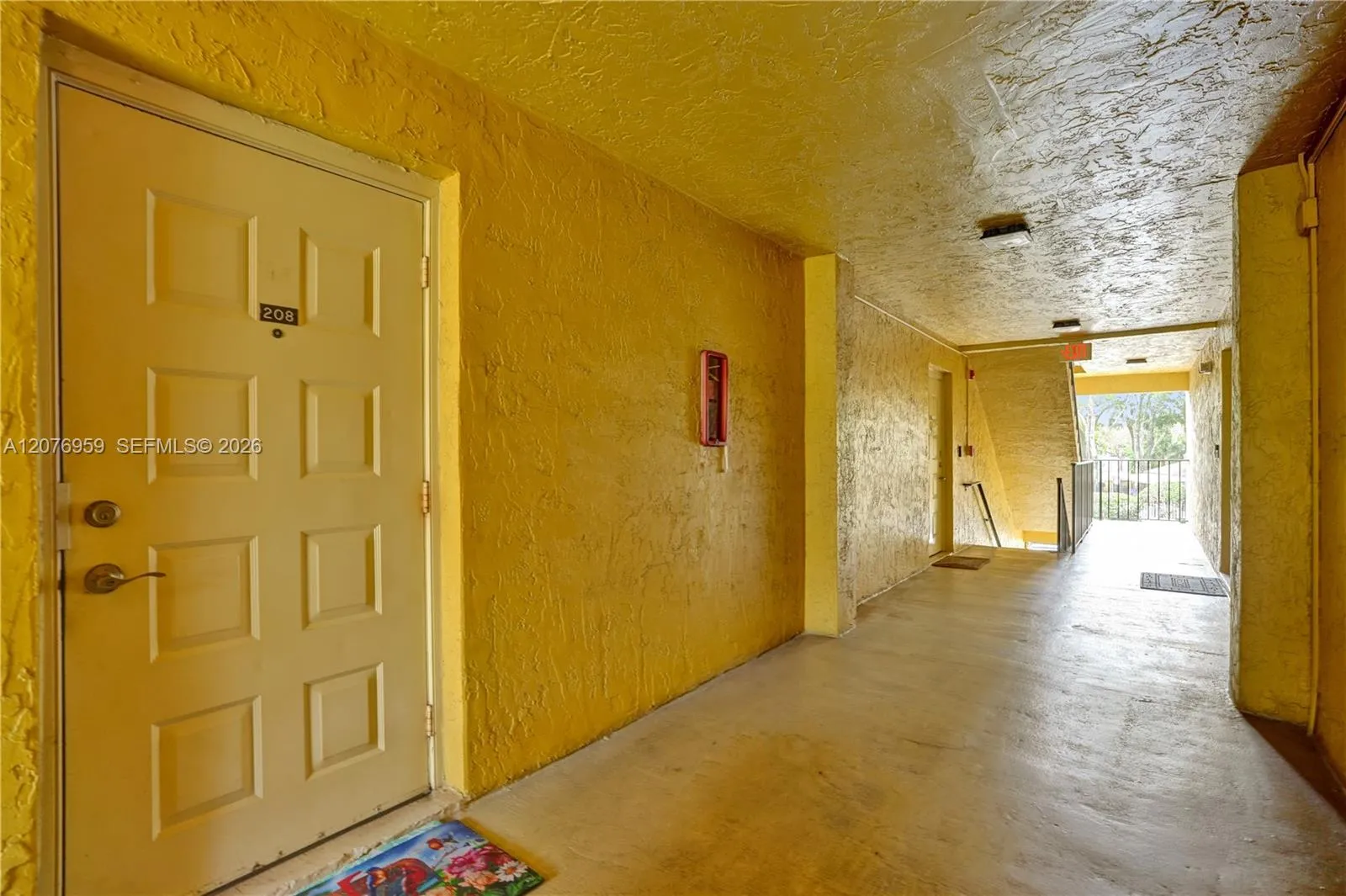Front door to the home