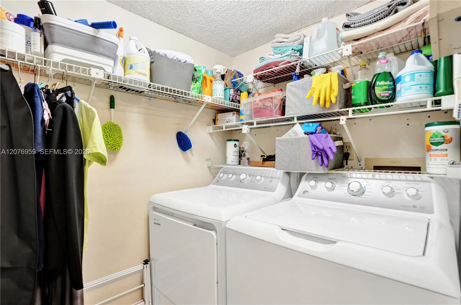 GE Deep load Washer/Dryer Room