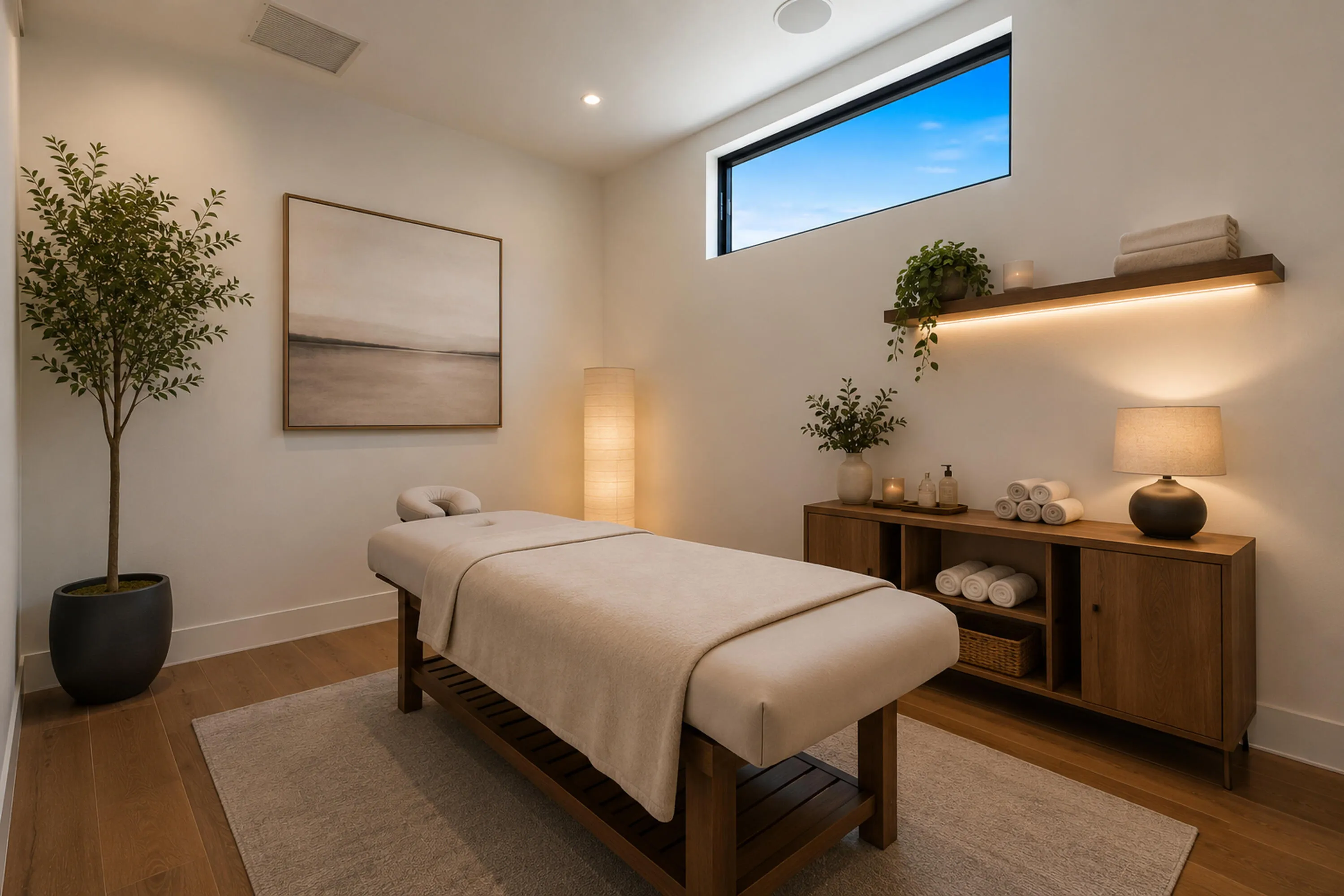 Massage Room - Virtually Staged