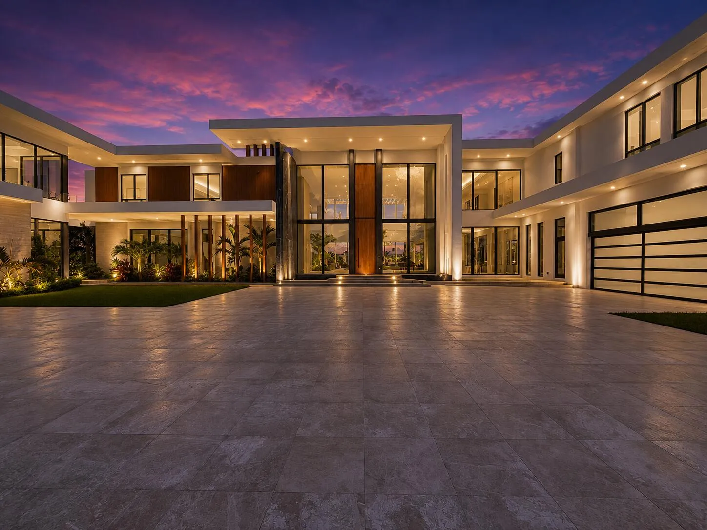 Front View of Entry and Driveway - Digitally Enhanced
