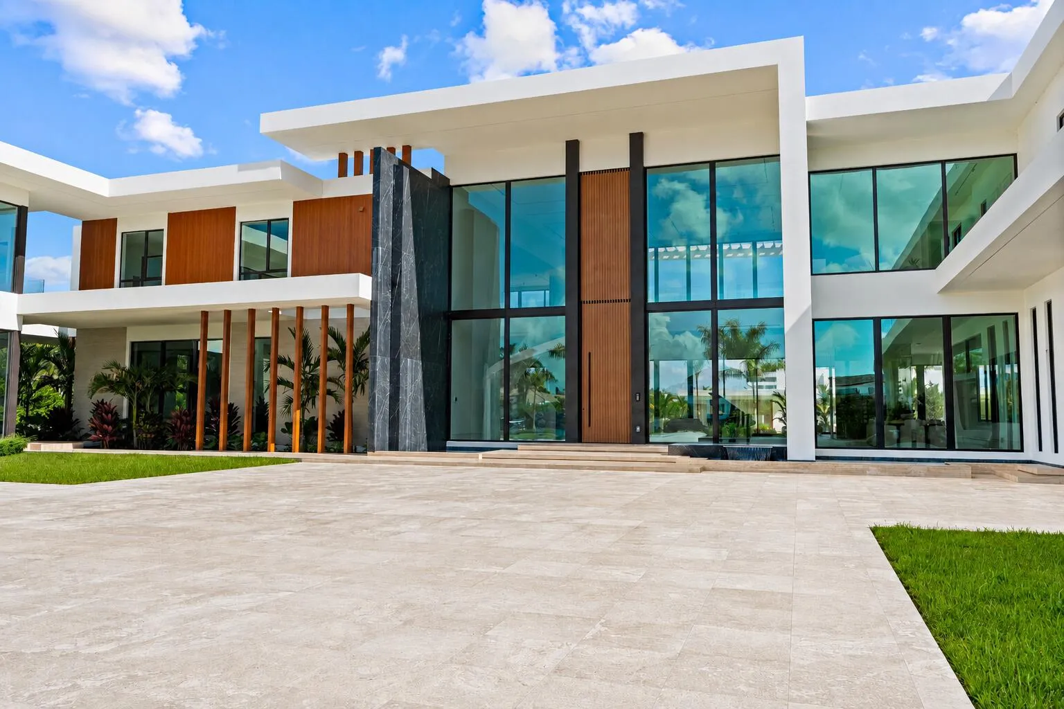 Entry and 15' Pivot Door