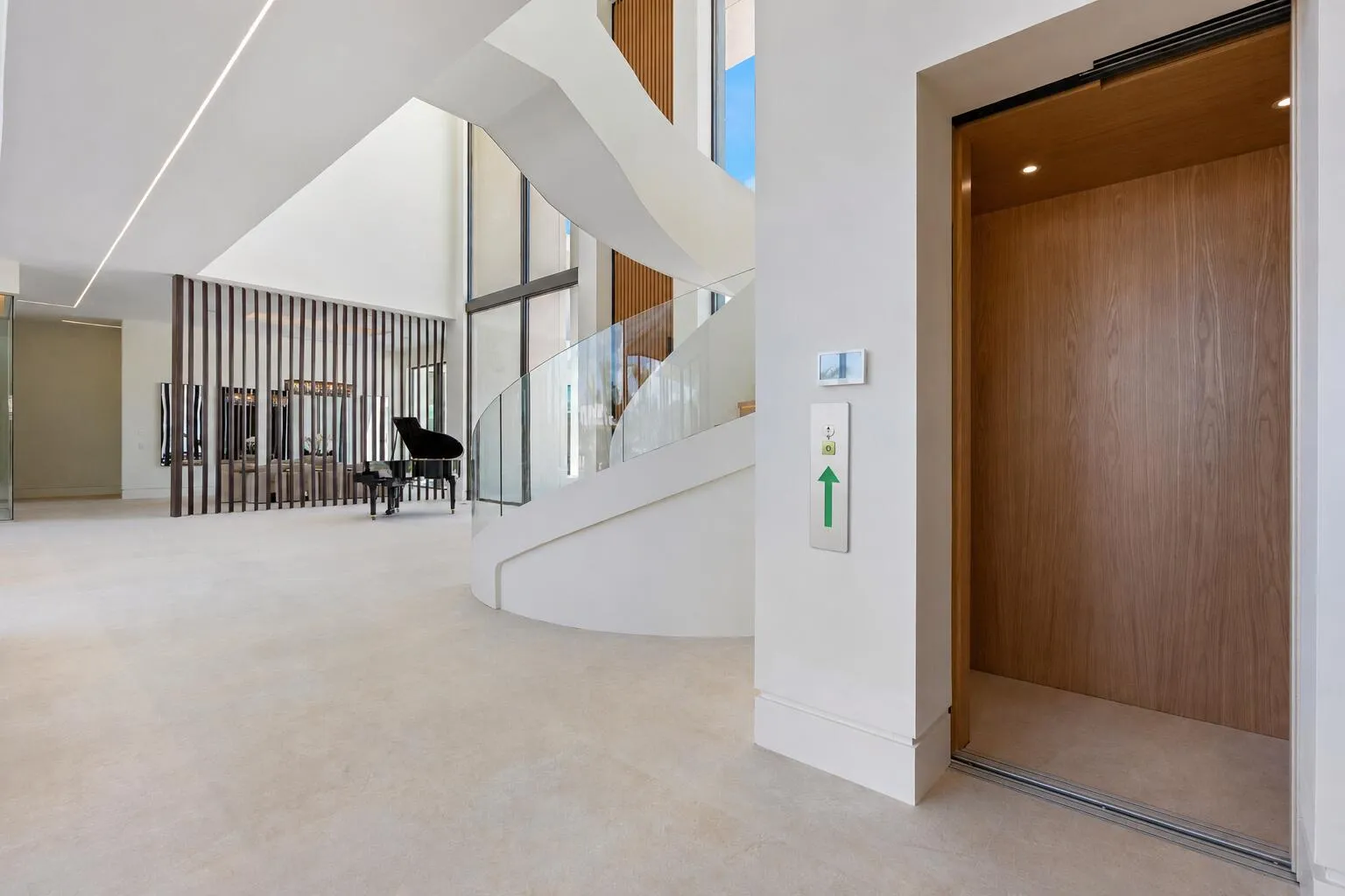 Elevator and Foyer - Digitally Enhanced