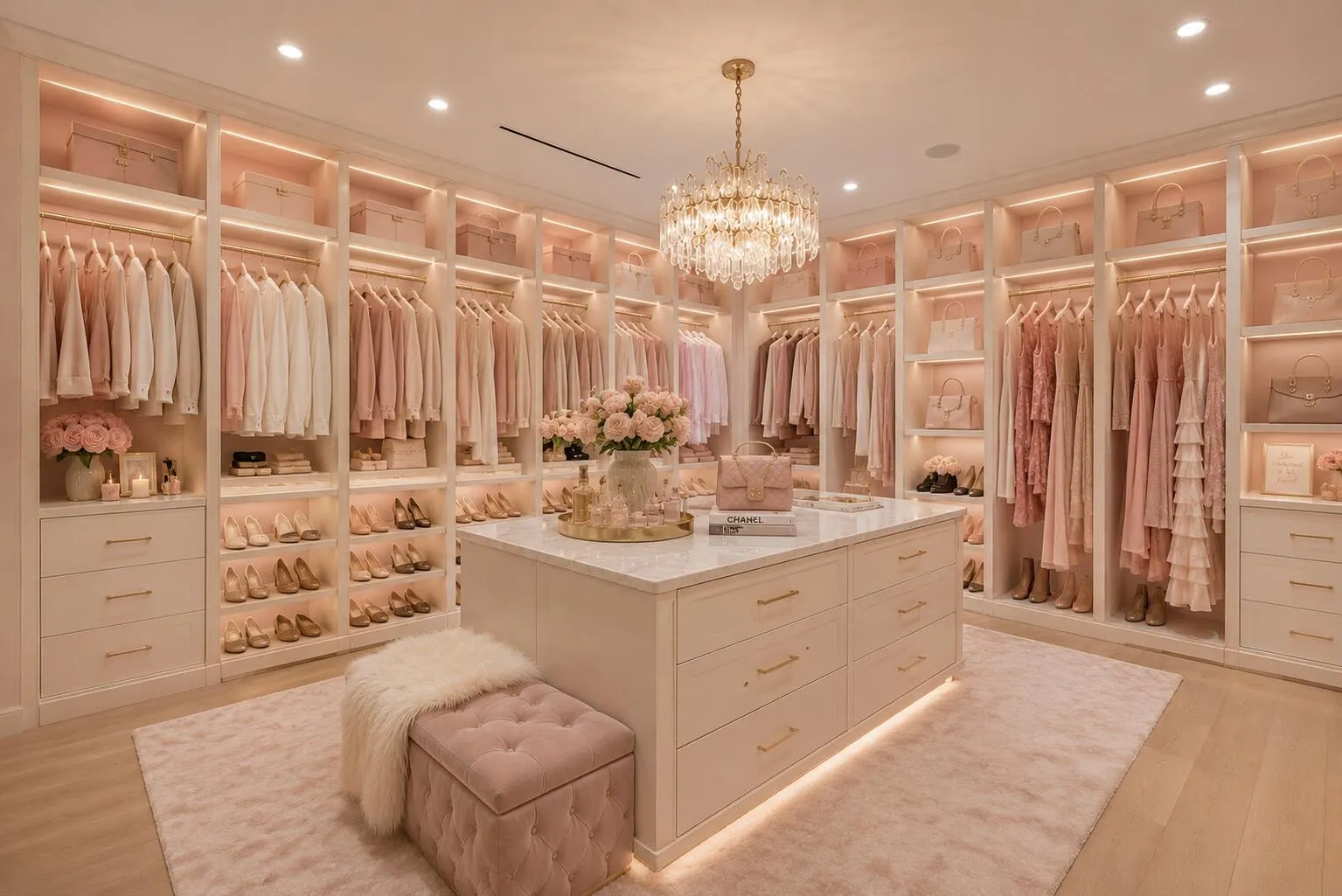 Lady's Master Closet - AI Created