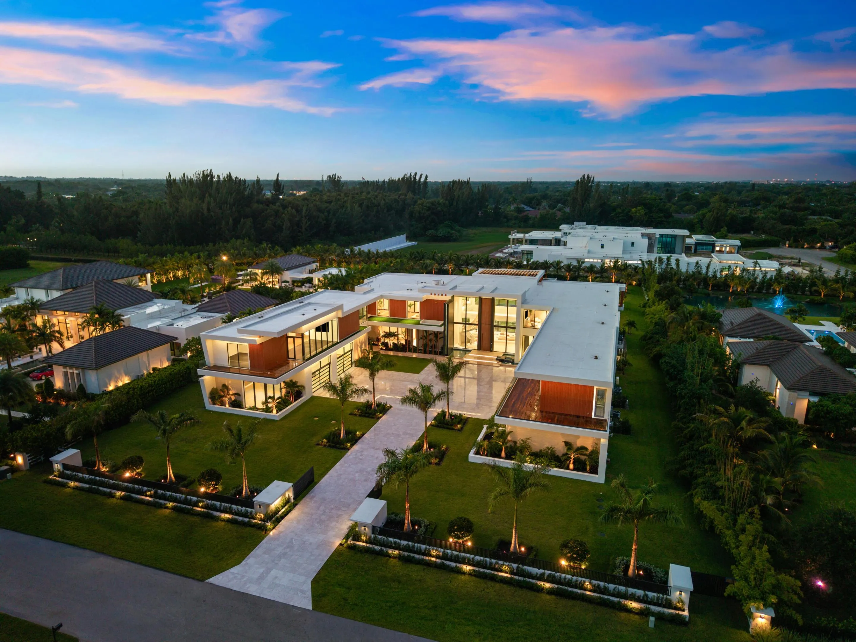 Front Aerial View of Property - Digitally Enhanced
