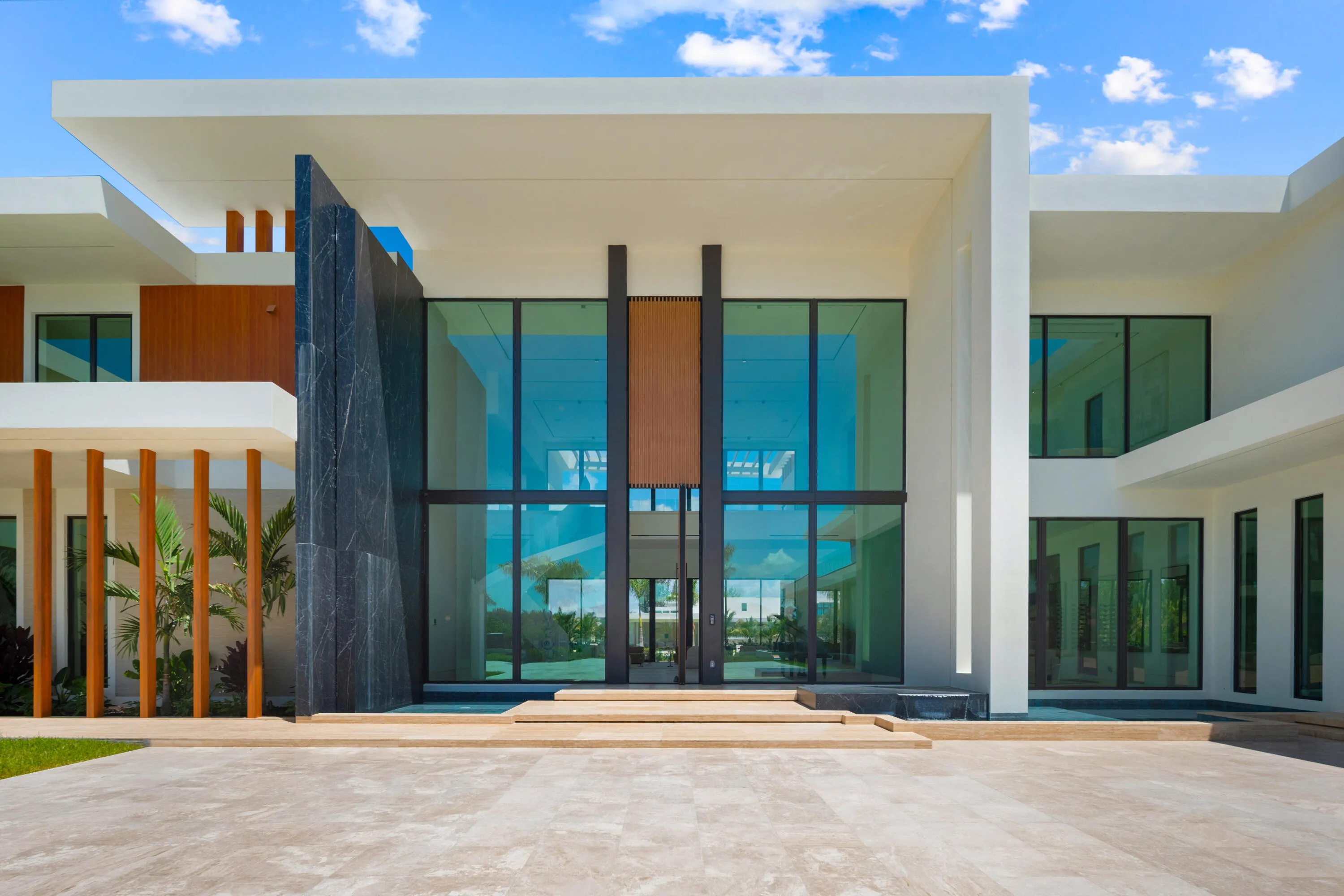 Entry and 15' Pivot Door