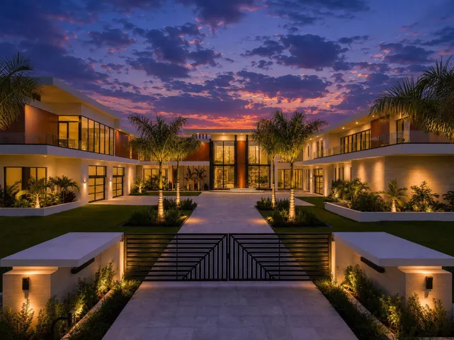 Front View of Property - Digitally Enhanced