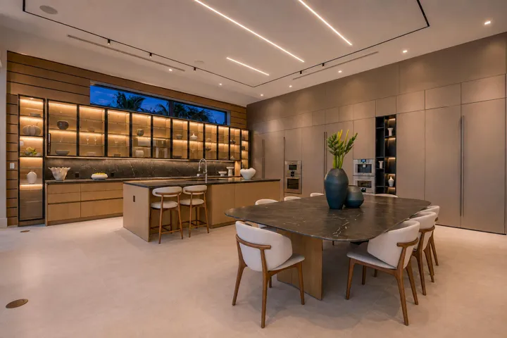 Kitchen and Breakfast Area - Digitally Enhanced
