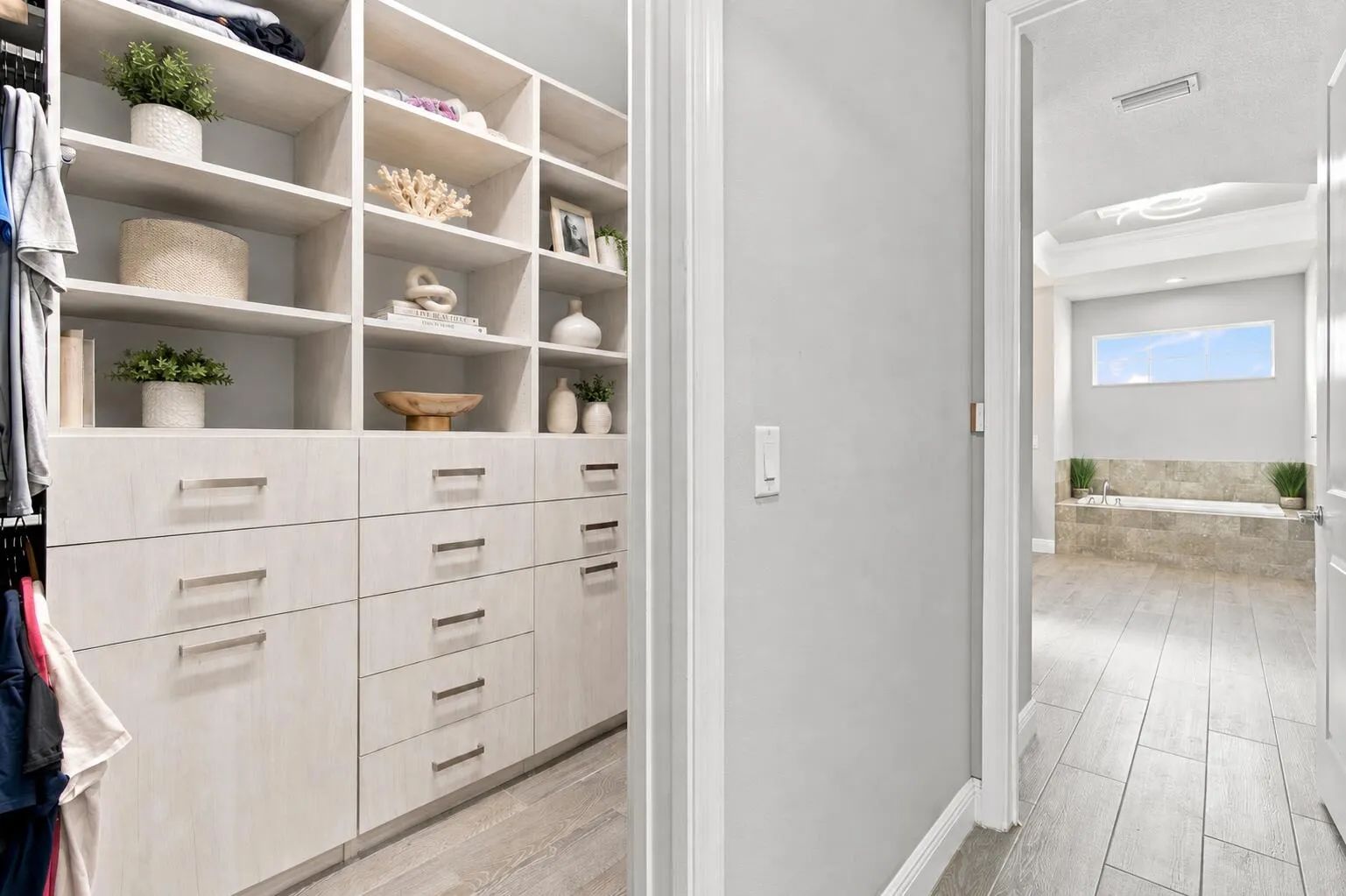 1st walk in closet in primary