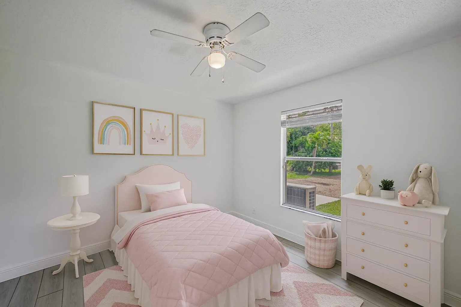 Pastel Children's Bedroom Interior