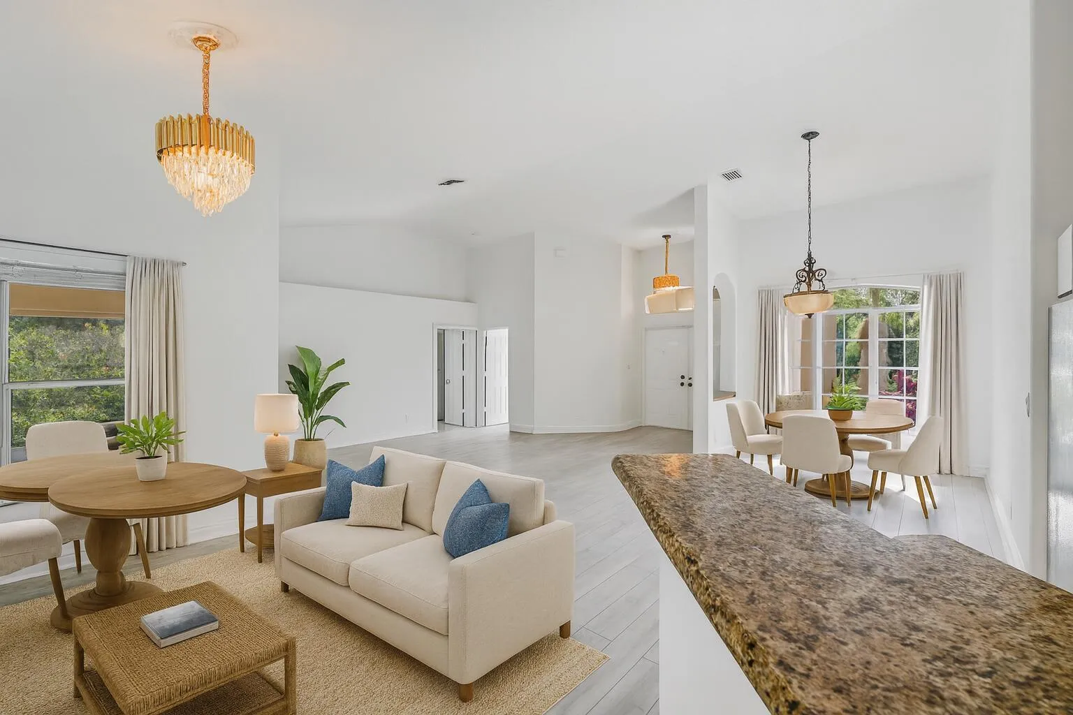 Modern Living and Dining Space